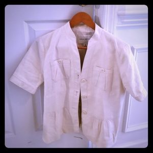 Banana Republic Short-sleeved blazer size 6 tall